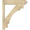 Ekena Millwork Merced Rough Sawn Arts and Crafts Outlooker, Douglas Fir, 6"W x 24"D x 28"H OUT06X24X28MRC03RDF - alternate 2